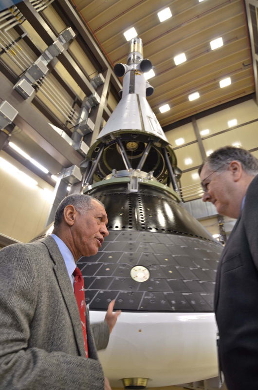 New Deep Space Capsule Passes NASA Chief's Inspection